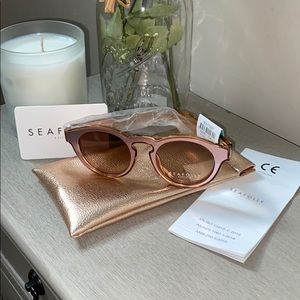 SEAFOLLY Blush colored sunglasses